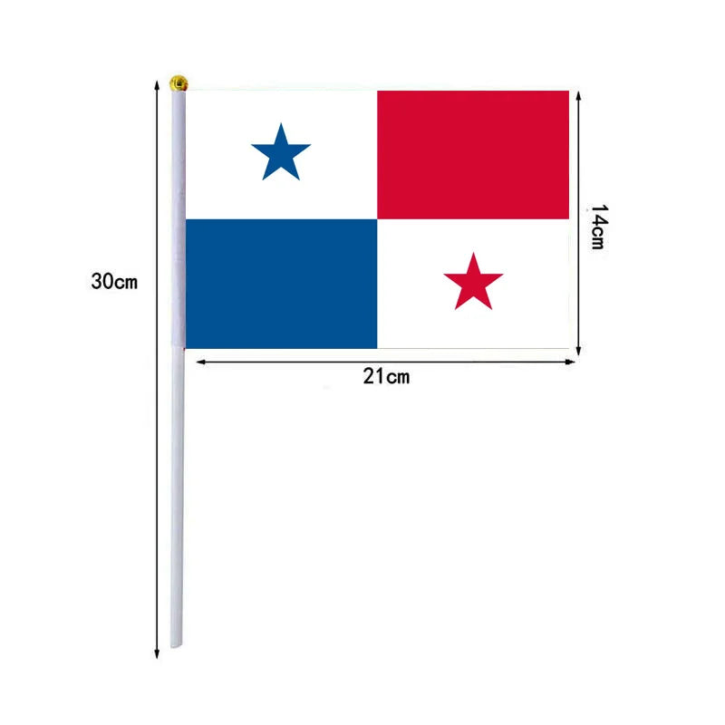 Panama Hand Flag 14x21cm