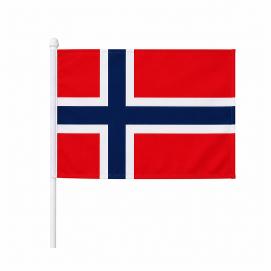 Norway Hand Flag 14x21cm
