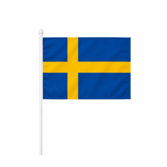 Sweden Hand Flag 14x21cm