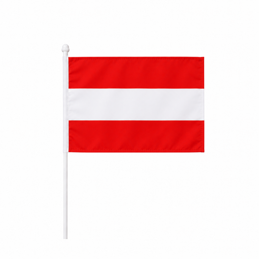 Austria Hand Flag 14x21 cm