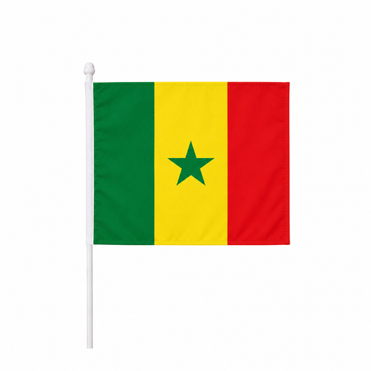 Senegal Hand Flag 14x21cm