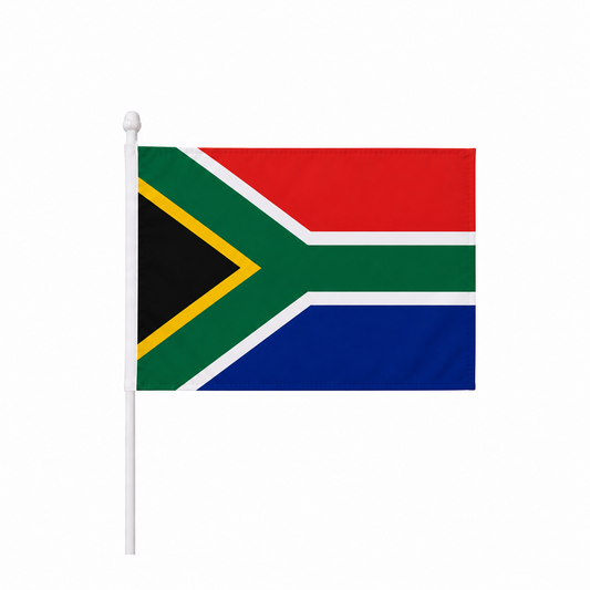 South Africa Hand Flag 14x21cm