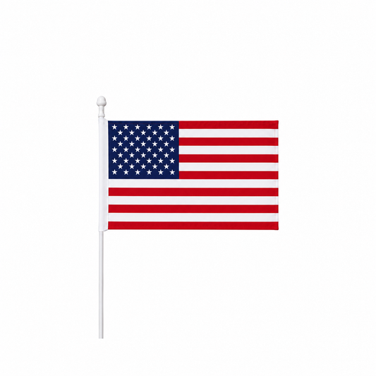 United States USA American Hand Flag 14x21cm
