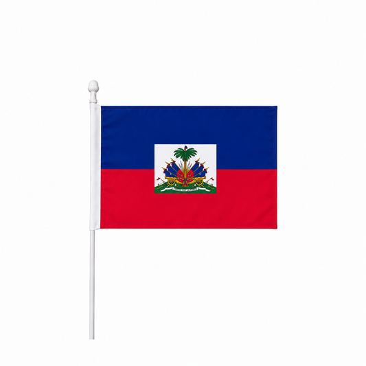 Haïti Hand Flag 14x21cm